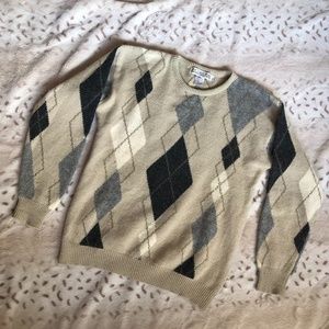 Vintage argyle sweater